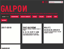 Tablet Screenshot of galpon.ch